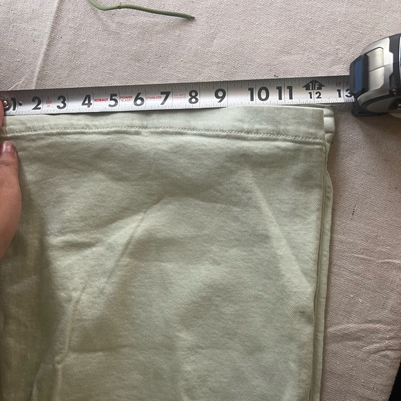 Pilcro Light Green Wide-Leg carpenter Pants - Picture 6 of 8